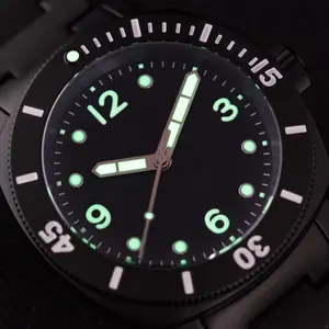 22mm Edelstahl Uhren armbanduhr OEM Your Own Design mit Super Luminous Diver Herren uhren