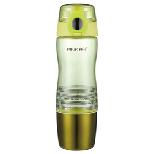 Pinkah acero inoxidable <span class=keywords><strong>de</strong></span> alta calidad base <span class=keywords><strong>de</strong></span> plástico deportes botella con filtro - Product Image 2