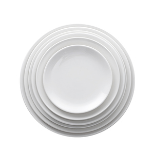 Chaozhou fabricación suave blanco barato plato blanco de <span class=keywords><strong>platos</strong></span> de cena de cerámica de restaurante ~ - Product Image 1