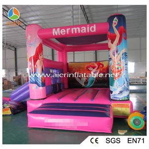 Sirena niñas encantadora inflable saltar <span class=keywords><strong>casa</strong></span> para los niños - Product Image 3