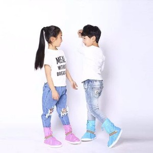 Botas <span class=keywords><strong>de</strong></span> lluvia <span class=keywords><strong>de</strong></span> PVC <span class=keywords><strong>de</strong></span> nuevo estilo sobre el zapato, cubiertas <span class=keywords><strong>de</strong></span> zapatos <span class=keywords><strong>de</strong></span> lluvia <span class=keywords><strong>de</strong></span> plástico para correr para niños - Product Image 4