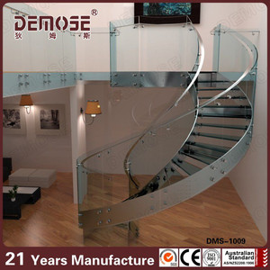 El diseño de cristal escalera escalones de la escalera en casa de diseño - Product Image 1