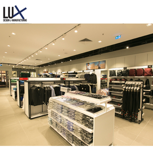 LUX personalizado de gama alta Personalización de estilo moderno tienda de ropa diseño exhibición camiseta quiosco - Product Image 4