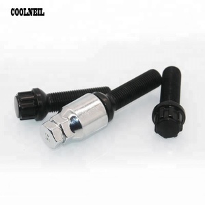 Boulon de roue Serrure 14x1.5MM Sécurité Écrou Avec Clé Écrou De Blocage De 45 MM Pour <span class=keywords><strong>Mercedes</strong></span> Benz - Product Image 5