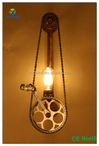 Industrial Retro Solo Cabezas E27 <span class=keywords><strong>Corto</strong></span> Pequeña Pipa de Agua Luz de La Pared para la Decoración de La Barra - Product Image 3