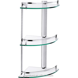 Estante <span class=keywords><strong>de</strong></span> Vidrio Montado en la Pared para Accesorios Sanitarios Comerciales, Estante <span class=keywords><strong>de</strong></span> <span class=keywords><strong>Baño</strong></span>, Estante <span class=keywords><strong>de</strong></span> Esquina - Product Image 2