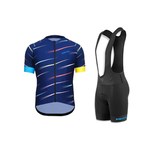 SPEXCEL Bianco Meteora Doccia di Alta Qualità Cycling Jersey E Bib Shorts Leggero Pullover di Riciclaggio 4D <span class=keywords><strong>Gel</strong></span> Pad - Product Image 1