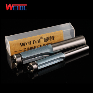Weitol टंगस्टन कार्बाइड अंगूठी के साथ 2 बांसुरी सीधे रूटर बिट फ्लश ट्रिम बिट - Product Image 4