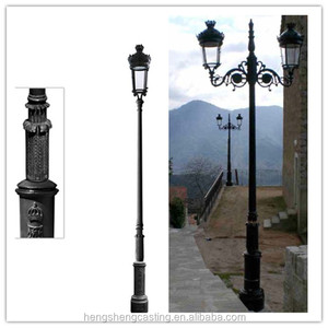 Gran venta de postes de lámpara de villa/Farola, postes de lámpara molde Farol Villa 1 farol - Product Image 3