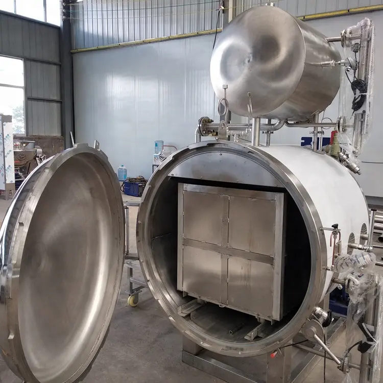 high pressure industrial steam autoclave sterilizer for canned meat