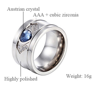 Del Diamante Del Corazón Para Mujer Para <span class=keywords><strong>Hombre</strong></span> <span class=keywords><strong>de</strong></span> Compromiso Alianzas <span class=keywords><strong>de</strong></span> Boda <span class=keywords><strong>de</strong></span> Acero Inoxidable - Product Image 6
