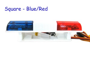 Barre de feux LED pour camion RC 4x4, rotation à 360 degrés, utilisation nocturne, jouet radiocommandé en plastique pour <span class=keywords><strong>Tamiya</strong></span> RC4WD - Product Image 2