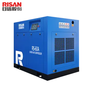 Óleo injetado 60hp 45kw parafuso compressor de ar industrial para a máquina de jateamento de areia