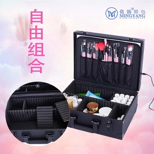 Melason Wholesale Professional Display Makeup Artist Aluminum Trolley Storage Cosmetic <strong>Nail</strong> <strong>Case</strong> - Product Image 2