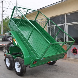 Hot Sale Lowering Hydraulic <strong>Trailer</strong> Box <strong>Trailers</strong> 8x5 <strong>Storage</strong> - Product Image 1