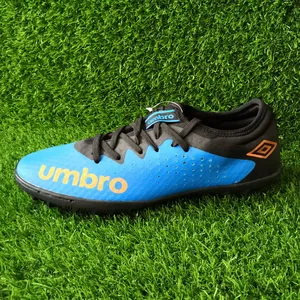 Original personalizar atacado homens sapatos de futebol botas de futebol chuteiras azul juventude confortável para o miúdo