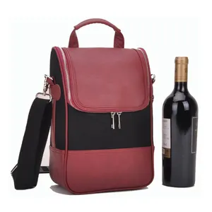 luxury wine backpack with cooler compartment