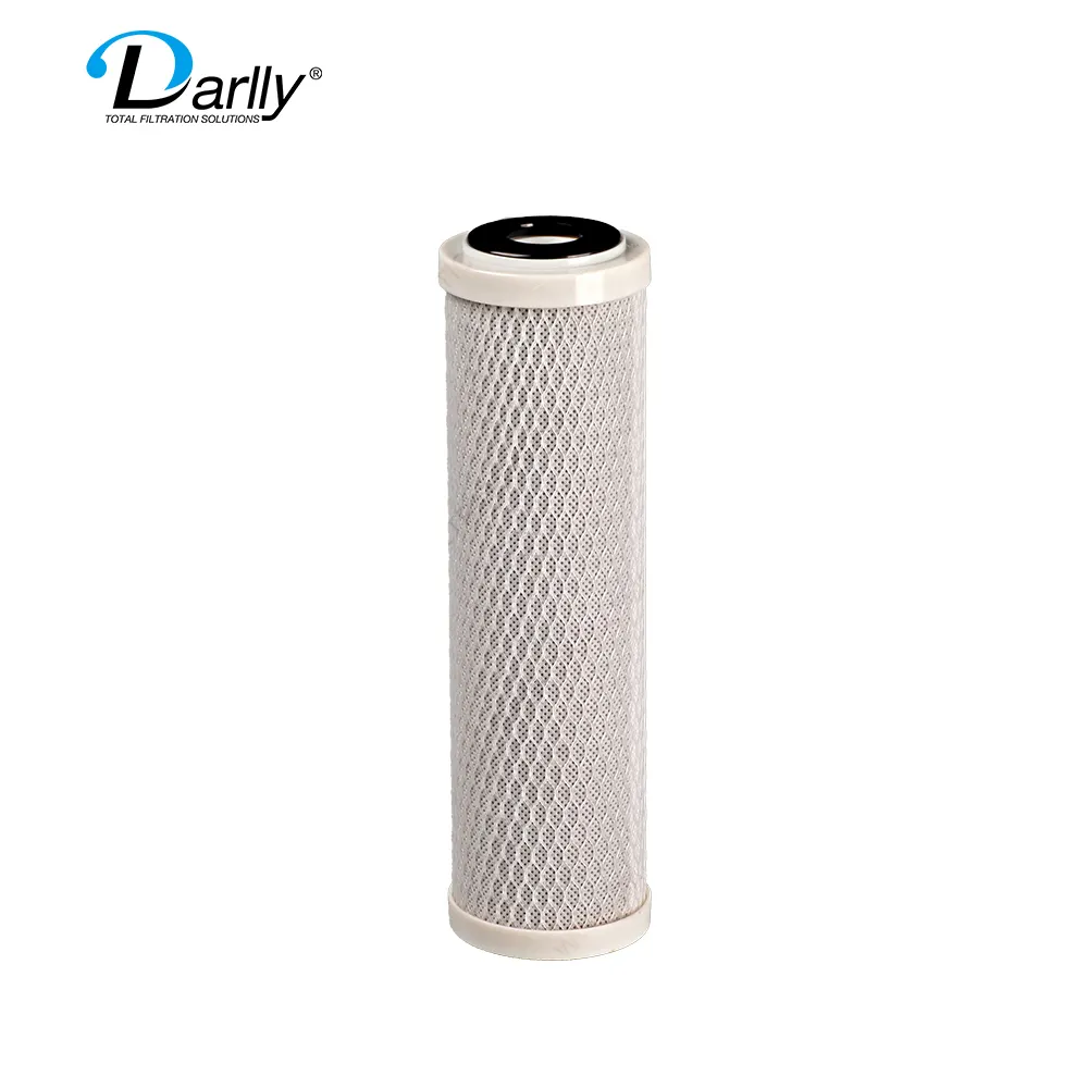 Activated carbon water filter for home