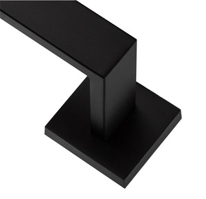 Portasciugamani Singolo <span class=keywords><strong>da</strong></span> Bagno in Acciaio Inossidabile con Mensola Organizer, Design Moderno Eco-Friendly, Garanzia 3 Anni - Product Image 4