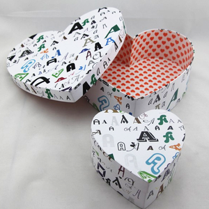 Papel de la perla Dove chocolate caja de forma de corazón - Product Image 1