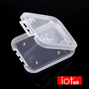 Wholesale SD Memory Card Box Package Transparent Clear Plastic Box