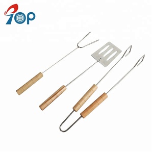 Ensemble d'<span class=keywords><strong>ustensiles</strong></span> pour <span class=keywords><strong>barbecue</strong></span>, 3 pièces, pour BBQ grill en acier inoxydable, <span class=keywords><strong>ustensiles</strong></span> <span class=keywords><strong>de</strong></span> BBQ - Product Image 6