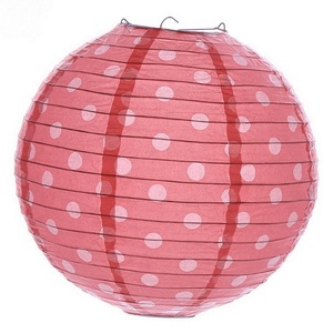 Trung Quốc Polka Dots Tùy Chỉnh In Giấy Đèn Lồng Vòng Đám Cưới Streak Đèn Lồng - Product Image 5