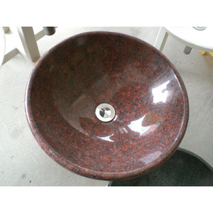Pequeña vasija de piedra de mármol lavado a mano precios baño fregadero de granito - Product Image 1