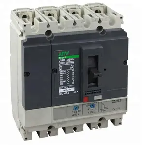 Réglable 3 pole /4 pôles MCCB 25A/63A/100A/160A/250A/400A/630A/800A/1000A/1250A/1600A NS /NSX Disjoncteur