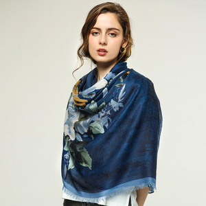 La produzione di fabbrica di Design personalizzato stampato <span class=keywords><strong>donna</strong></span> <span class=keywords><strong>donna</strong></span> <span class=keywords><strong>donna</strong></span> modale inverno 100% <span class=keywords><strong>sciarpa</strong></span> di <span class=keywords><strong>Cashmere</strong></span> di <span class=keywords><strong>seta</strong></span> - Product Image 2