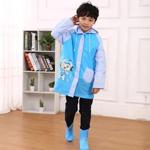 Cartoon Kids Rain Gear Set Umbrella Rain Boots Raincoat