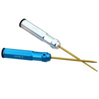Jeu de 4 clés à molette hexagonales en titane pleine couleur, Kit d'outils de tournevis hexagonaux pour hélicoptère RC (1.5mm/2mm/2.5mm/3.0mm)