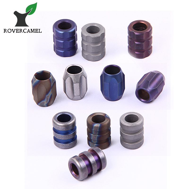 Инструмент EDC для кемпинга, титановая рама ножа, титановые бусины с тритиевыми трубками