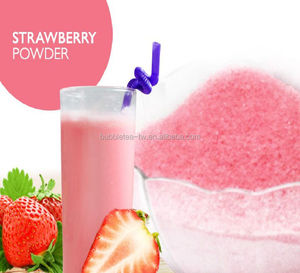 Poudre de thé aux bulles de Taiwan, saveur de fraise, lait en poudre, boba fournitures de thé, g - Product Image 1