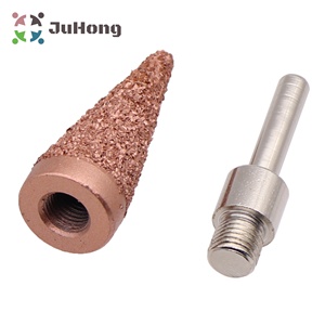 Raspador cónico de 50mm (2 "), carburo de tungsteno, recauchutado, pulido de neumáticos con adaptador de cenador, reparación de tubo de revestimiento interior de neumáticos, 5000rpm <span class=keywords><strong>Max</strong></span> - Product Image 1