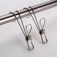 China Lieferant Edelstahl Metall lange Hoo Peg Wäsche klammer Stift große starke Wind klammer Sonne Kleidung Peg Quilt Clip