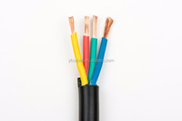 Cable Flexible de Cobre RVV de 3 Núcleos, 1.5mm, 2.5mm, 4mm, 6mm, 10mm, Aislado con PVC, para Instalación Aérea
