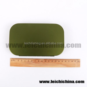 Boîte en aluminium pour la pêche à la mouche, couleur verte, 10 modèles WR - Product Image 3