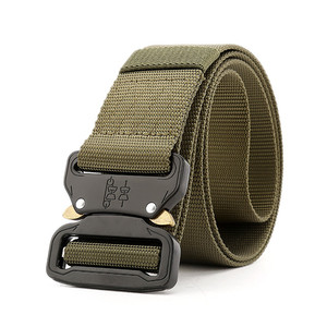 <span class=keywords><strong>toile</strong></span> de style <span class=keywords><strong>militaire</strong></span> <span class=keywords><strong>ceinture</strong></span> à boucle coulissante Édition Coréenne <span class=keywords><strong>ceinture</strong></span> décontractée pour hommes et femmes - Product Image 2