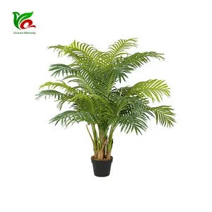 Natural-Design 1.2m Indoor Ornamental/Decorative Plastic Hawaii Kwai Palm Tree