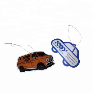 Natural perfume francés hizo buena calidad colgando ambientador de aire de papel del coche - Product Image 4