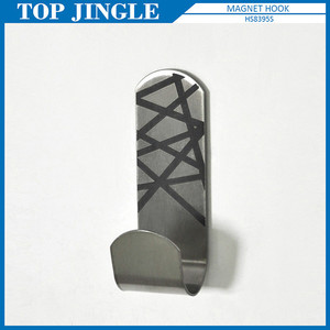 Aimant auto-adhésif à crochet en J décoratif de conception circulaire - Product Image 2