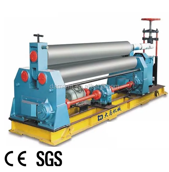 W11series symmetric 3 roller steel sheet plate roll bending machine, profile roll machine