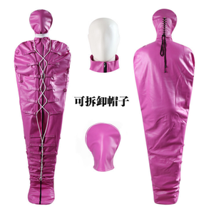 Full Body <span class=keywords><strong>Bondage</strong></span> Pak Met Capuchon Pu Lederen Premium Fetisj Uitrusting - Product Image 5