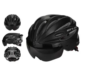 GUB K80 Plus Integral geformter Sport radhelm mit Brille Mountain Road Bike Fahrrad helme für Erwachsene mit Linse und Visier