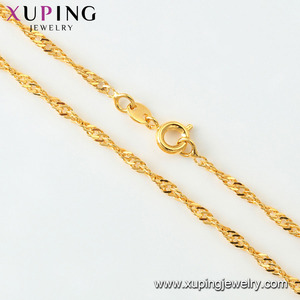 44692 Xuping đồ trang sức 24K vàng Vòng cổ <span class=keywords><strong>Dubai</strong></span>, Quảng Châu bán buôn thời trang Unisex Vòng cổ - Product Image 3