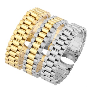 Luxury Oysterflex <span class=keywords><strong>Reloj</strong></span> Pulsera Reemplazo 13mm 20mm Daydate Band en Acero Dorado y Hebilla <span class=keywords><strong>de</strong></span> Acero Inoxidable - Product Image 1