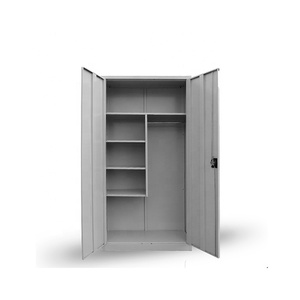 कपड़े भंडारण लौह धातु स्टील 2 दरवाजा अलमारी के लॉकर कैबिनेट - Product Image 4