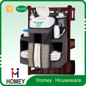 Rangement de couches suspendu, stockage d'organisation pour objets de bébé, <span class=keywords><strong>organisateur</strong></span> de rangement <span class=keywords><strong>mural</strong></span> en <span class=keywords><strong>tissu</strong></span> - Product Image 4