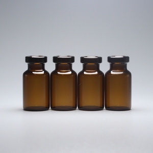 Fiala di vetro da 3ml a crimpare ambra Soda Lime - Product Image 3